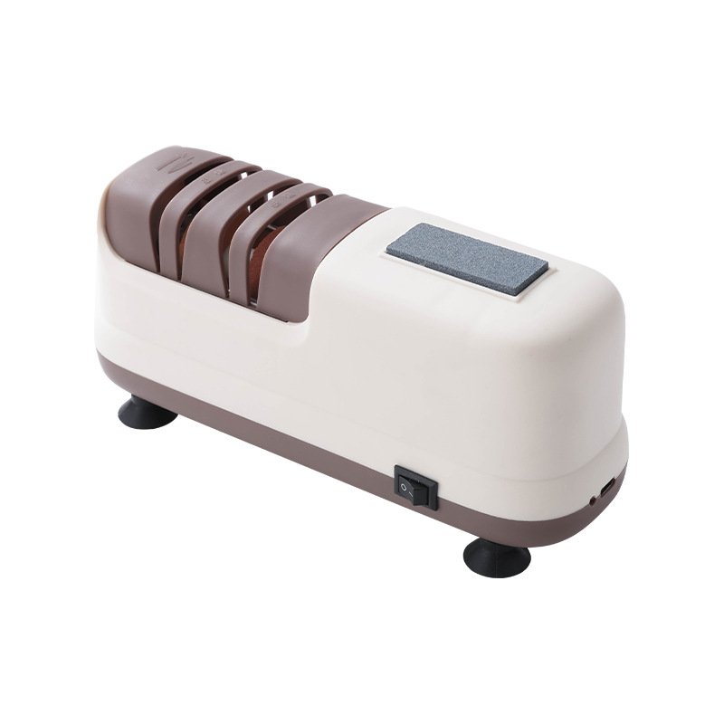 Cross-border electric knife sharpener, home small multifunctional kitchen knife scissors, fully automatic rechargeable sharpener - Image 8