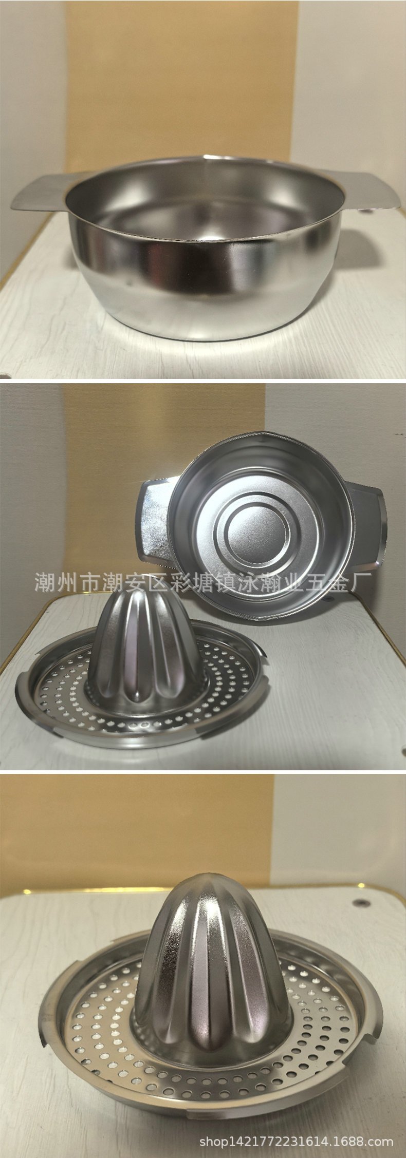 Stainless steel manual juicer, magnet-free lemon juicer, kitchen and household fruit juicer, juice squeeze - Image 2