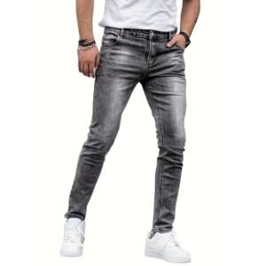 Men's casual basic stretch jeans