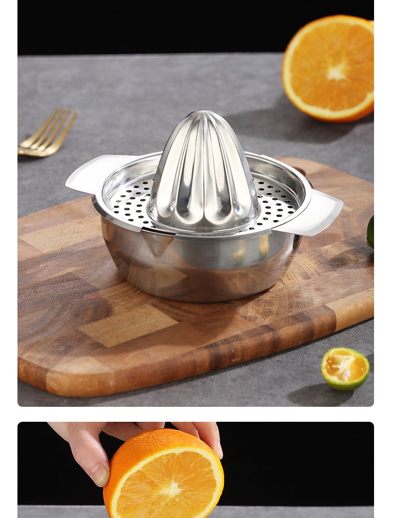 Amazon manual juicer 304 stainless steel juicer household lemon orange squeezer press-type juicer - Image 3