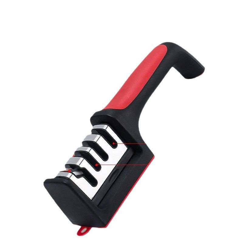 4-section large rapid knife sharpener, professional knife sharpening stone, multifunctional kitchen kitchen knife, sharpening scissors - Image 6