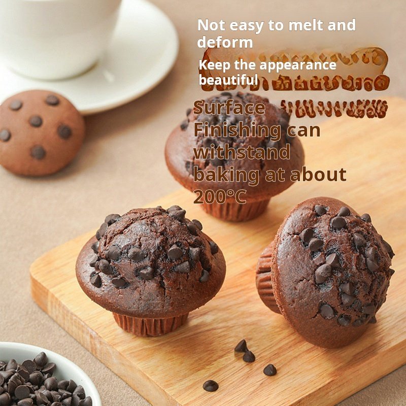 Zhanyi Cocoa Butter Chocolate Chips High-Temperature Resistant Cake Cookies and Biscuits Decoration Baking Bread and Toast for Home Use - Image 2