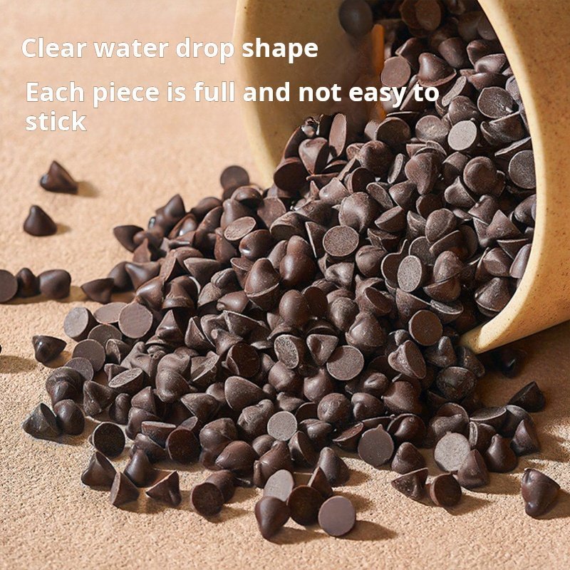 Zhanyi Cocoa Butter Chocolate Chips High-Temperature Resistant Cake Cookies and Biscuits Decoration Baking Bread and Toast for Home Use - Image 3