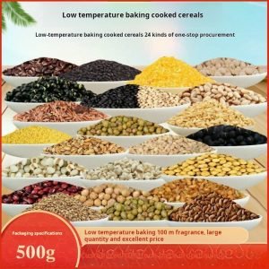 Whole box cooked whole grains and mixed grains 500g (1 jin), organic soybeans, whole grains, mixed grains, soy milk grinding raw materials, bulk wholesale