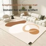 Factory direct sales graphene electric heating carpet mobile waterproof floor heating mat home living room heating mat foot warmer
