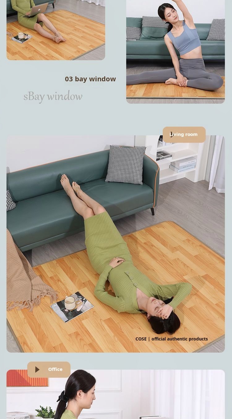 Factory direct sales graphene electric heating carpet mobile waterproof floor heating mat home living room heating mat foot warmer - Image 2