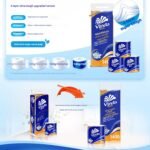 Vinda roll paper 4-ply 140g 10 rolls with thickened core roll paper toilet paper bathroom hollow roll tissue towel