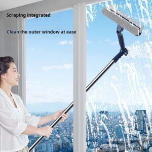 Bathroom wall-mounted dead corner cleaning brush, long-handle brush, toilet brush set, punching toilet brush, brushless toilet seat
