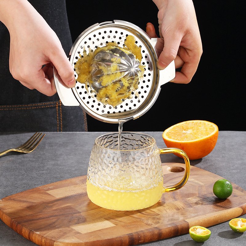Amazon manual juicer 304 stainless steel juicer household lemon orange squeezer press-type juicer - Image 5