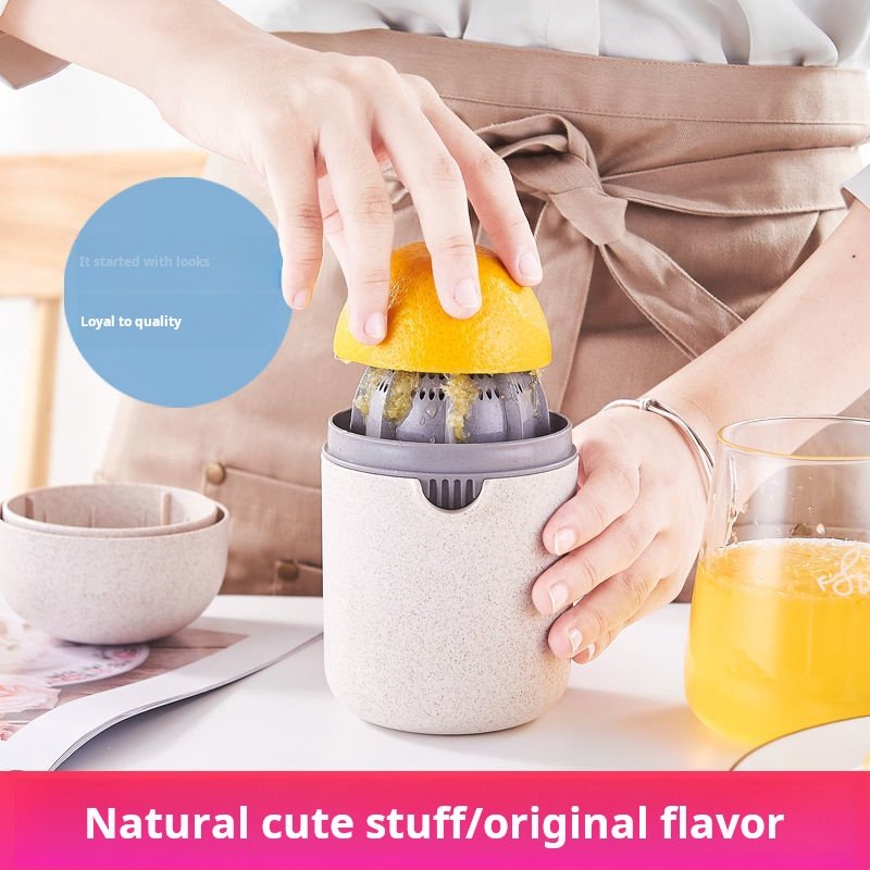 Manual juicer, small simple portable juicer, juicing cup, household press, fruit, orange, lemon press - Image 3