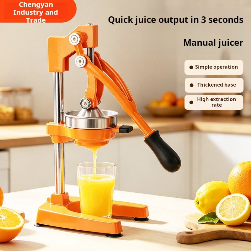 Manual juicer, stall vendor, hand-pressed fresh squeezer, household orange juice, lemon, pomegranate juice, manual juicer - Image 6