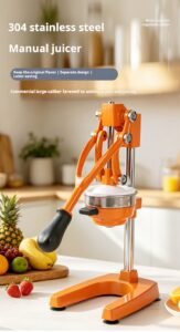 Manual juicer, stall vendor, hand-pressed fresh squeezer, household orange juice, lemon, pomegranate juice, manual juicer
