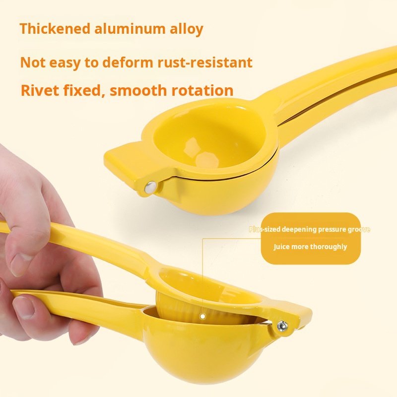 Aluminum Alloy Manual Lemon Clamp Multifunctional Manual Juicer Kitchen Tools Household Fruit Thickening Squeezer - Image 5