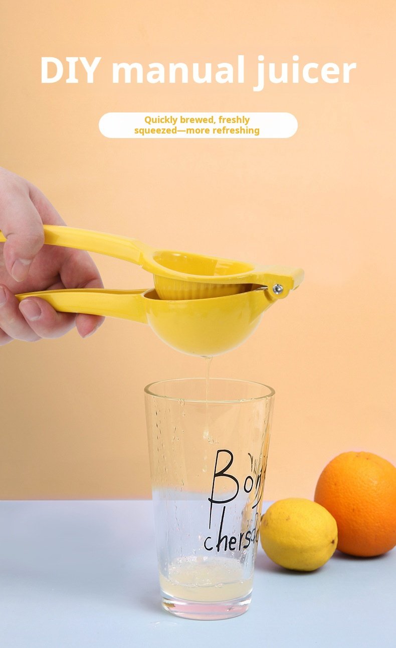 Aluminum Alloy Manual Lemon Clamp Multifunctional Manual Juicer Kitchen Tools Household Fruit Thickening Squeezer