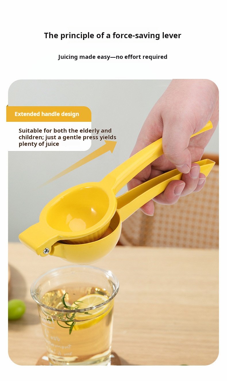 Aluminum Alloy Manual Lemon Clamp Multifunctional Manual Juicer Kitchen Tools Household Fruit Thickening Squeezer - Image 3