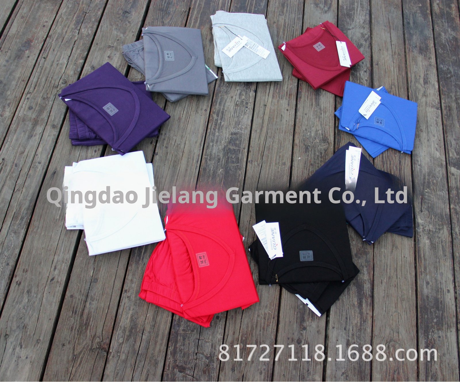 Modal thermal shirt and pants men's V-neck thin set, basic base layer warm men's underwear set, extra size and size - Image 4